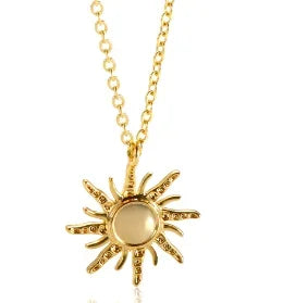 Colar com pingente delicado em aço inoxidável