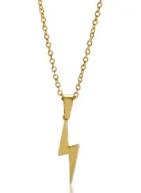 Colar com pingente delicado em aço inoxidável