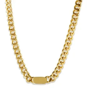 Colar com pingente delicado em aço inoxidável