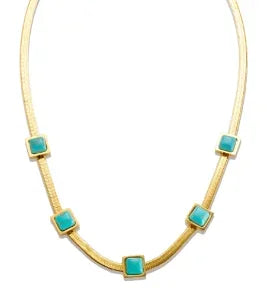 Colar com pingente delicado em aço inoxidável