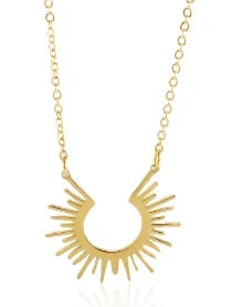 Colar com pingente delicado em aço inoxidável